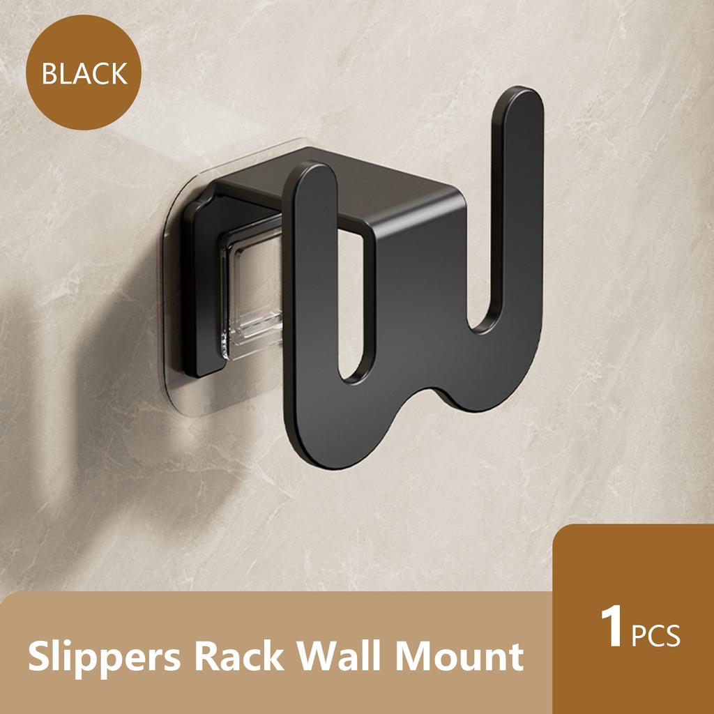 Slippers Rack No Punching Bathroom Simple Slipper Hook Toilet Drainage Rack Wall Mounted Bedroom Neat Storage Shoe Drying Rack