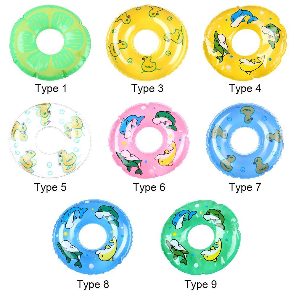 Игровой домик Кукольный домик Аксессуары Мультяшная кукла животное Спасательный круг Игрушка Спасательный жилет Миниатюрный плавательный круг