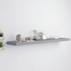 VidaXL Floating Wall Shelf Grey 120x23.5x3.8 Cm MDF