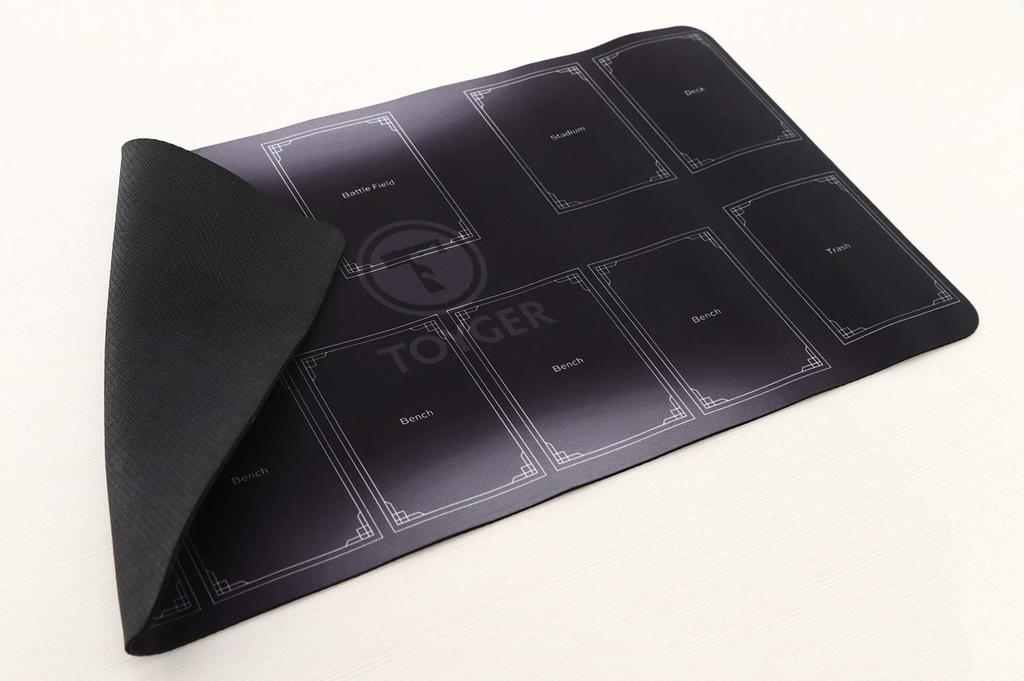 TOYGER Compact Playmat Length Approx. 23cm TYPE2 (Pokemon Card Compatible) Black