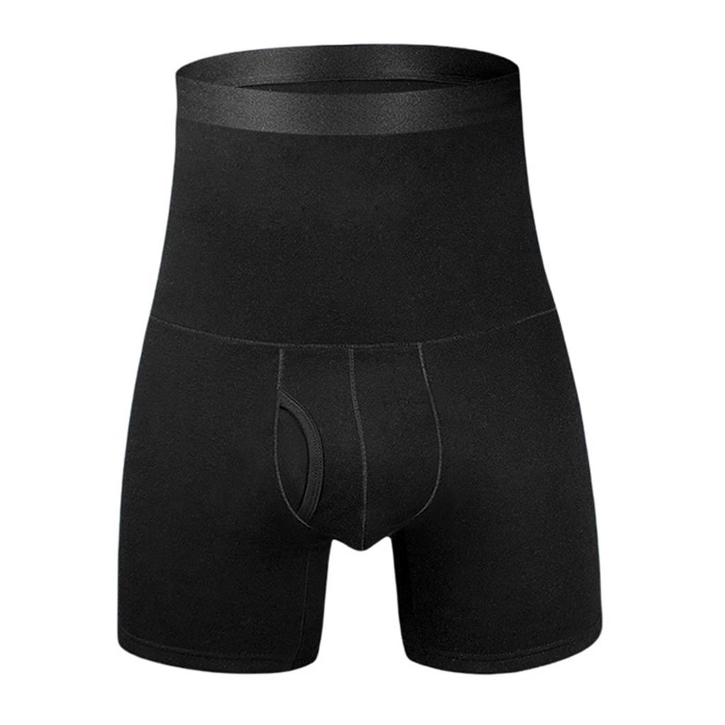 Мужское модное теплое удобное хлопковое нижнее белье с высокой талией больших размеров