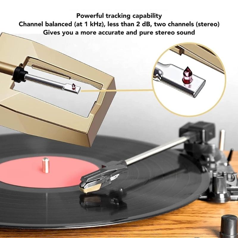 Щетка для чистки иглы проигрывателя с алмазным наконечником, деталь фонографа, замена иглы, пластиковая текстура для проигрывателей