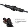 5 м Кабель-удлинитель для светодиодной солнечной лампы с двойным штекером, водонепроницаемый, для наружных прожекторов, уличного освещения, шнур для лампы
