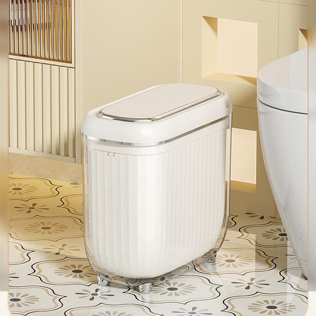 Kitchen Trash Can Sensor Wave Hand And Open Waterproof Sensor Trash Can Bathroom Size Is Appropriate