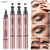 Love, Star Pattern Eyeliner Double-ended Liquid Eyeliner Waterproof and Not Easy To Dizzy Makeup Eyeliner
