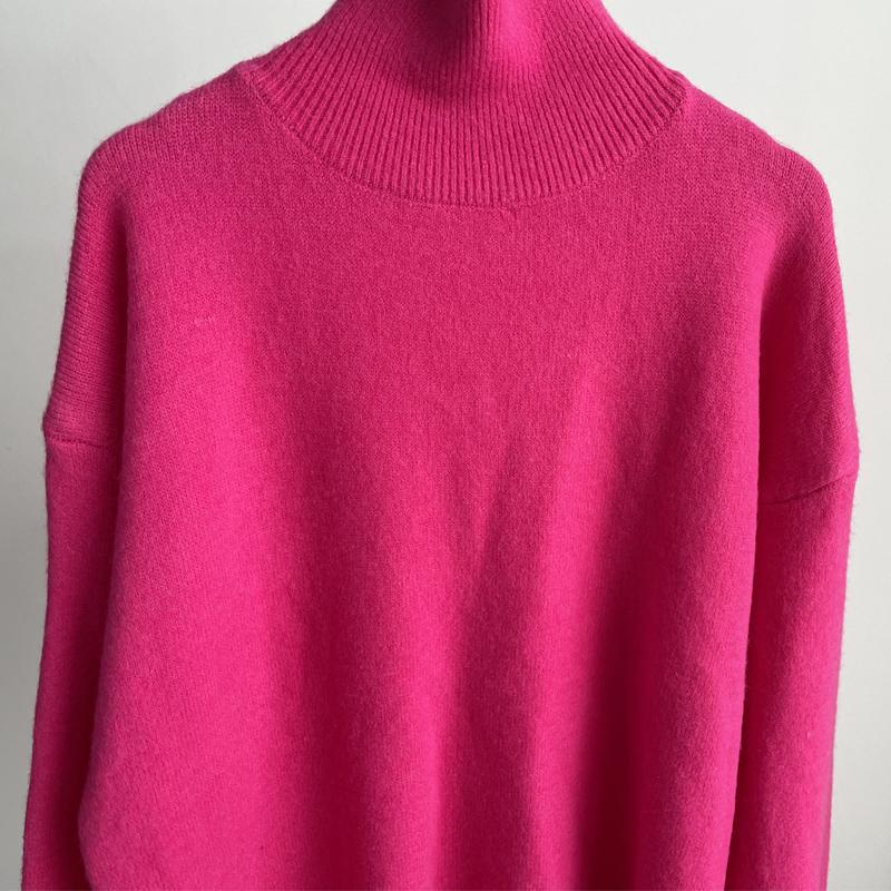 Hirsionsan шикарный свитер с высоким воротником на осень-зиму, женский мягкий теплый базовый вязаный пуловер, 9 цветов, свободный повседневный женский джемпер