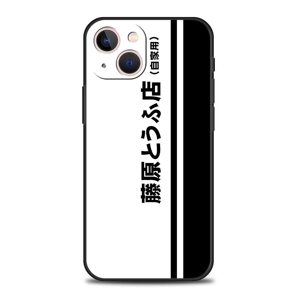 Чехол для телефона Initial D AE86 для iPhone 16 15 14 13 12 Pro Max 11 Pro Max 7 8 Plus XS XR Ударопрочный Мягкий чехол Capas Сумка ТПУ