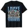 Throat Goat Funny Offensive Adult Humor Graphic T-shirts Men Women's Fashion Casual Tshirt 100% Cotton Loose Oversized T Shirt