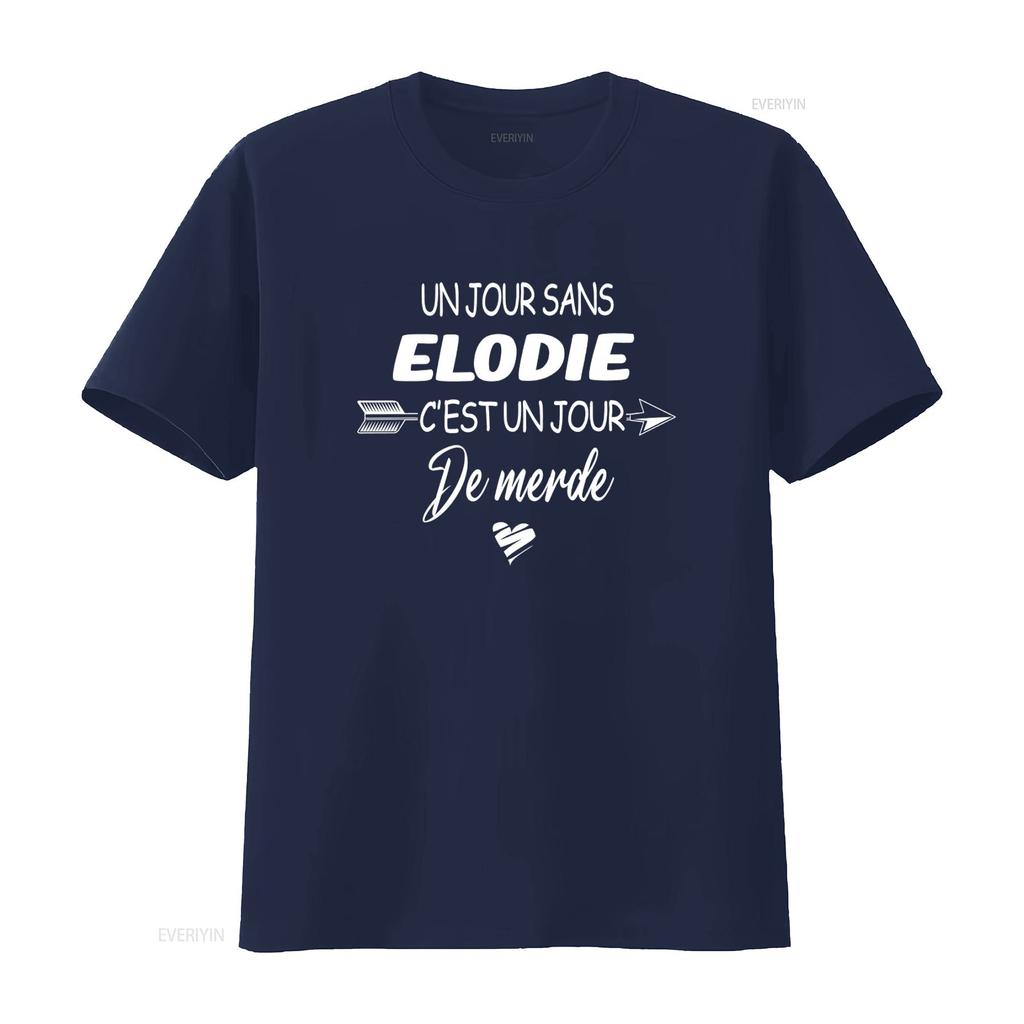 Un Jour Sans Elodie CEstun De Merde Fashion T Shirt with Stylish Arrow and Heart Print vintage Washed Comfortable Unisex