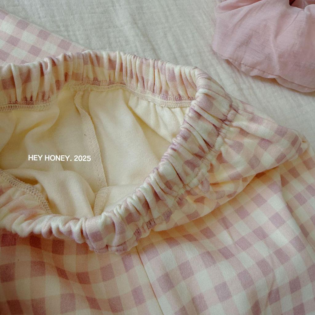 Hey Darling Small Curls Princess Girls' Korean Single-Breasted Pajama Set - Spring/Autumn