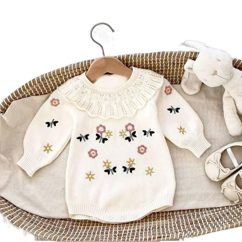 Boys Girls Knit Sweater Single Top / 2Pcs Set Soft Knitted Fabric Warm Children Casual Outfit For Daily Wear