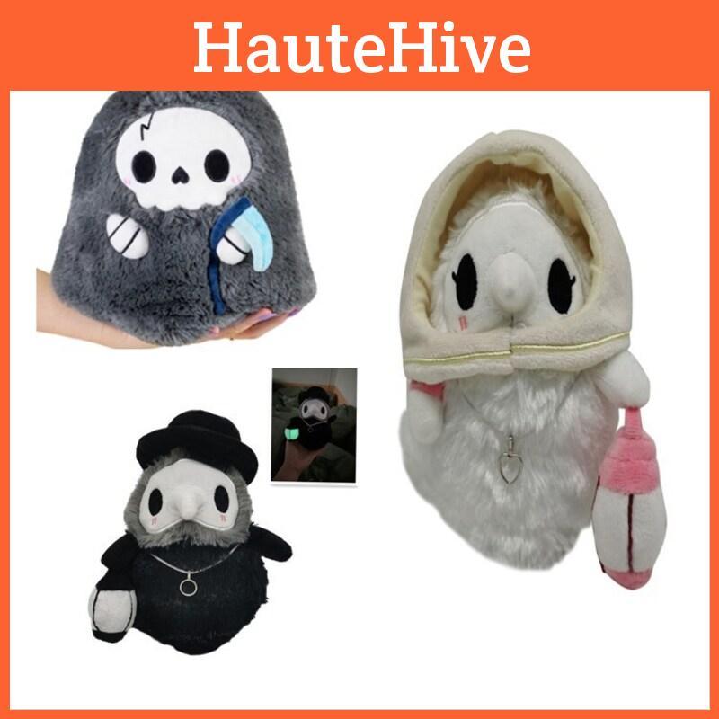 Светящаяся плюшевая игрушка в виде пары Чумного доктора и медсестры, милый и уникальный подарок