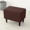 Solid Color Footstool Cover Stretch Cheaper Spandex Footrest Covers Elastic Non Slip Relax Foot Stool Slipcovers for Living Room