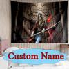 Customized Name/Text Background Wall Tapestry Multi-Purpose Vampire Knight Dark Symphony Pattern Hanging Tapestry Art Decoration