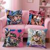 J-JoJo's B-Bizarre Adventure Наволочка Удобная Двусторонняя Наволочка Идеально подходит для автомобиля, дивана, спальни и не только