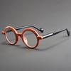 Vintage Round Glasses Men New Fashion Punk Blue Light Blocking Eyeglasses Women Trendy Brand Design Decor Optical Frames