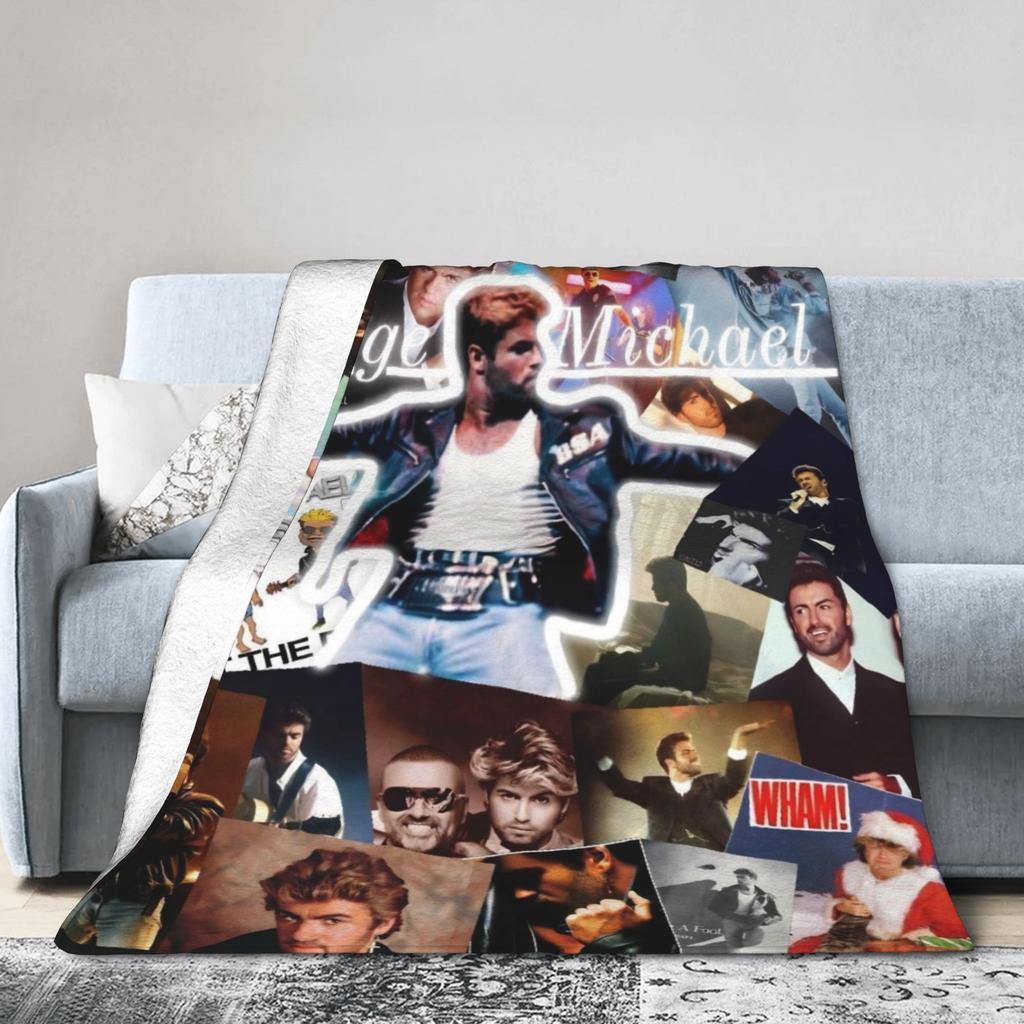 George Michael Singer Legend Flannel Fashion Blankets Music Album Awesome Throw Fashion Blanket for Quilt 200x150cm Warm