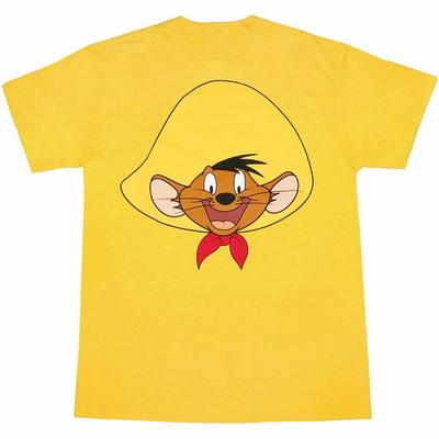 Футболка Speedy Gonzales Gold Подарок для фаната Короткий рукав BL1643