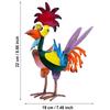 Outdoor Decoration Garden Rooster Statues Yard Art Iron Metal Rooster Ornaments Rustproof Realistic Cockerel Figurines for Home