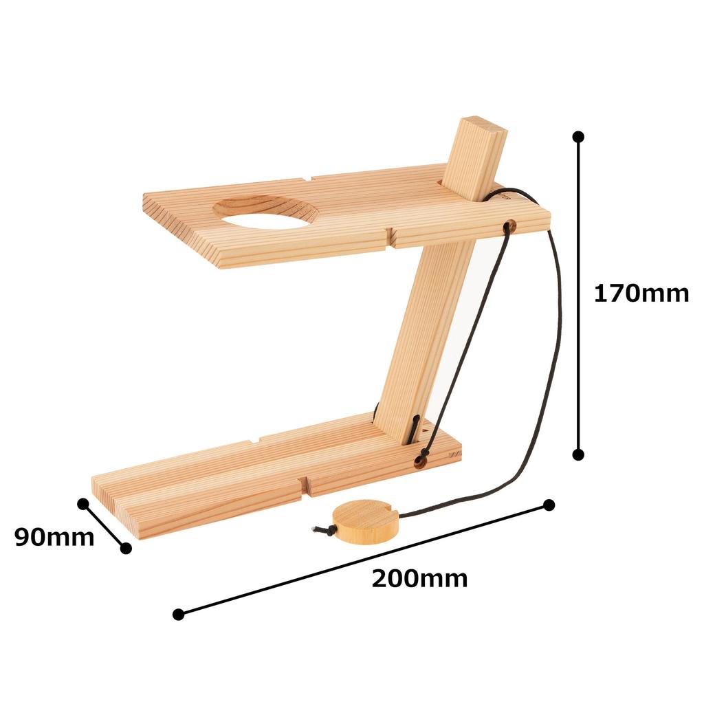 WOODWORK CENTER Портативная подставка для кофе-дриппера, 9 x 18 x 2 см, DR17-018