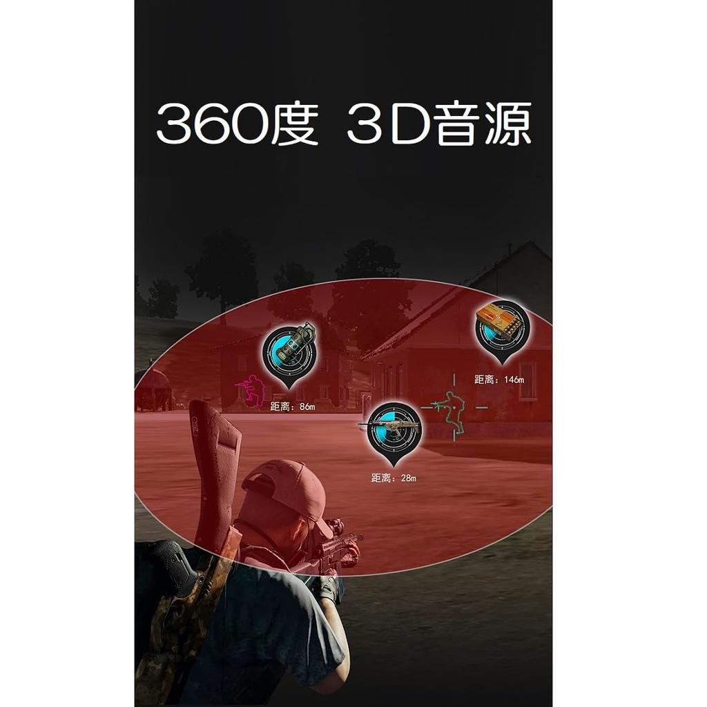 LAZOS Gaming Headset 3D Stereo Surround Sound L-GH2-BL