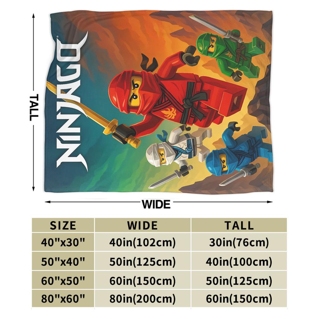 Плед N-Ninjagos Супермягкий Плед-покрывало с принтом Плюшевый Плед для Мальчика Девочки На Открытом Воздухе Фланелевый Покрывало на Кровать Покрывало на Кровать
