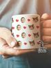Custom Face Mug Personalized Photo Coffee Cup Baby Pet Family Gift For Mom Dad Grandma Grandpa Valentine Mother Father Birthday