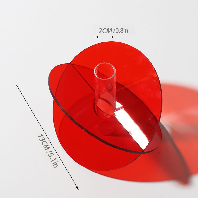 1 комплект акриловых ваз для цветов, цветочный контейнер, горшок, современный дизайн, цветочный контейнер, прозрачный, 2 стиля