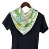 Spring And Summer Silk Chinese Square Scarves Go Out To The Street With Mulberry Silk Silk Scarves With Fresh Green Silk Scarves And Shawls.