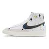 Мужские кроссовки Blazer Mid 77 Paint Splatter White Black Sail DC7331-100