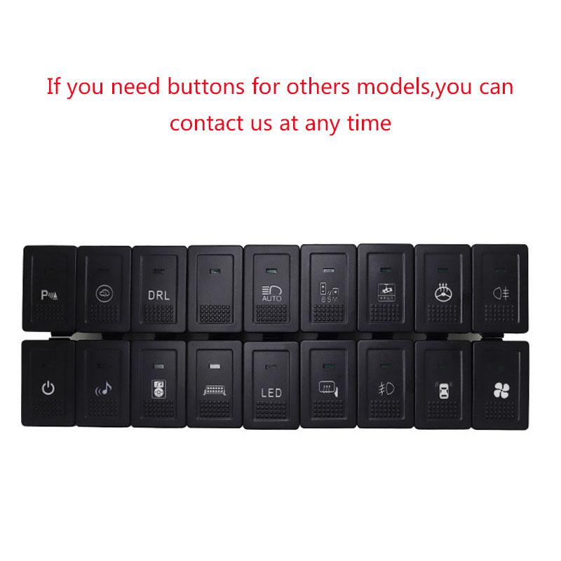 1 шт., музыкальный рекордер, монитор, динамик, радар, датчик парковки, передняя противотуманная фара, кнопка включения прожектора для Suzuki, новый Tianyu