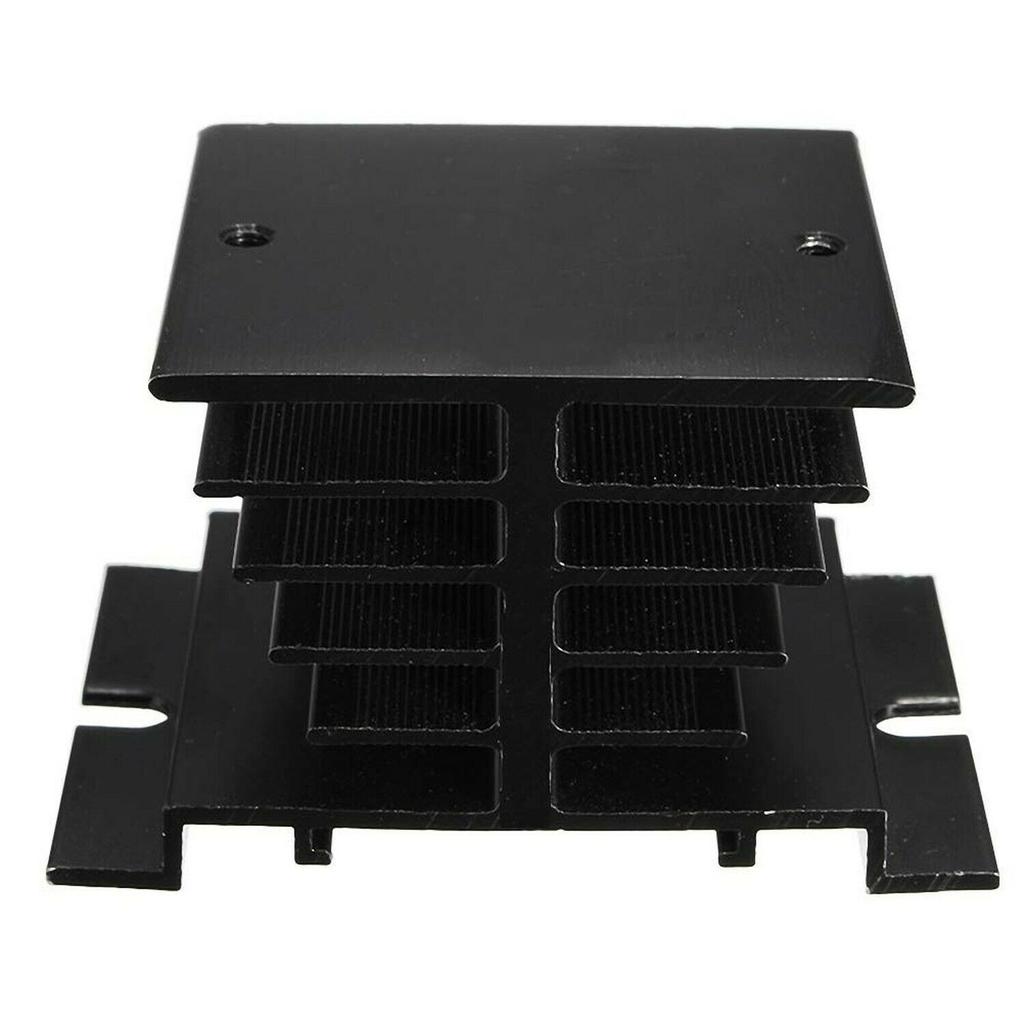Aluminum Heat Sink SSR Dissipation for Single Phase Solid State Relay 10A-40A