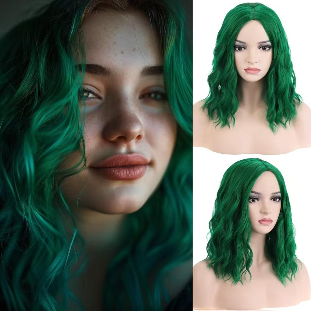 Hot-selling 14inch medium and long bobo forehead T lace wig cover in stock