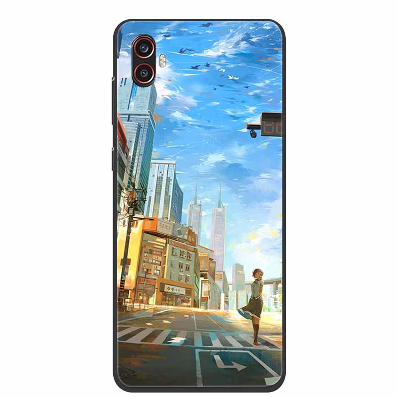 Flower Case For Samsung Galaxy Xcover6 Pro TPU Soft Silicone Back Cover For Samsung Galaxy Xcover Pro 2 Shell Xcover 6 Pro Funda