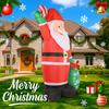 7.87FT LED Light Xmas Inflatable Gift Bag Santa Toy Yard Party Lawn Ornaments Home Decoration Supplies Christmas Holiday Gift