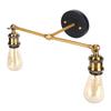 Double Heads Wall Lamp AC110-120V Wall Fixture Vintage Wall Sconce  Bedroom