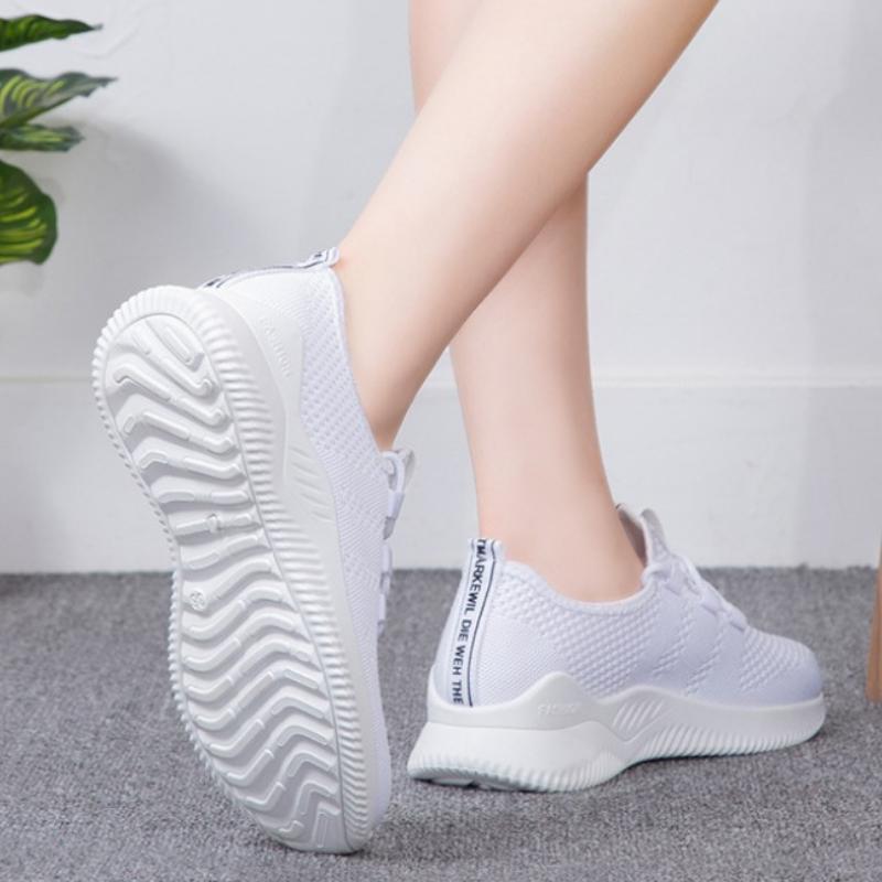 Женская повседневная модная обувь для бега, летающие женские дышащие женские туфли, модные женские кроссовки на мягкой подошве