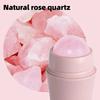 Washable Portable Cartoon Beauty Care Product Skin Pore Cleaning Face Natural Rose Quartz Oil-Absorbing Roller Oil Removing Tool