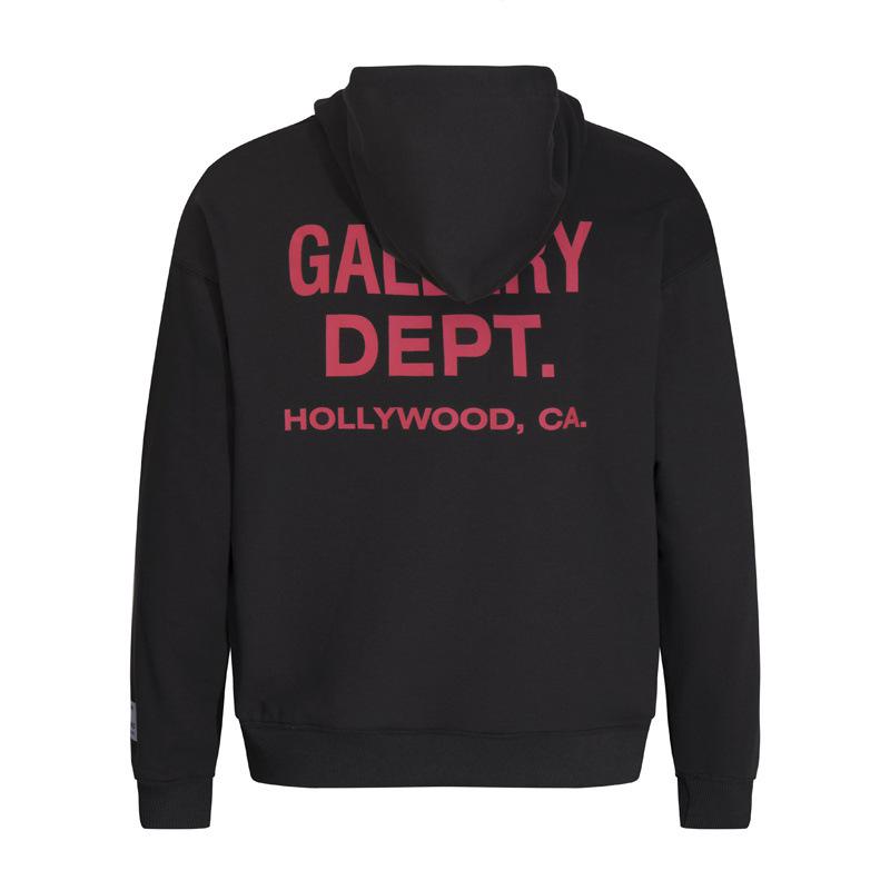 American Style Gallery Dept Logo Print Cotton Hoodie