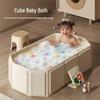 Экологически чистая Изолированная Портативная Складная Детская Ванночка - Большая, Быстрораскладная, Без Установки.