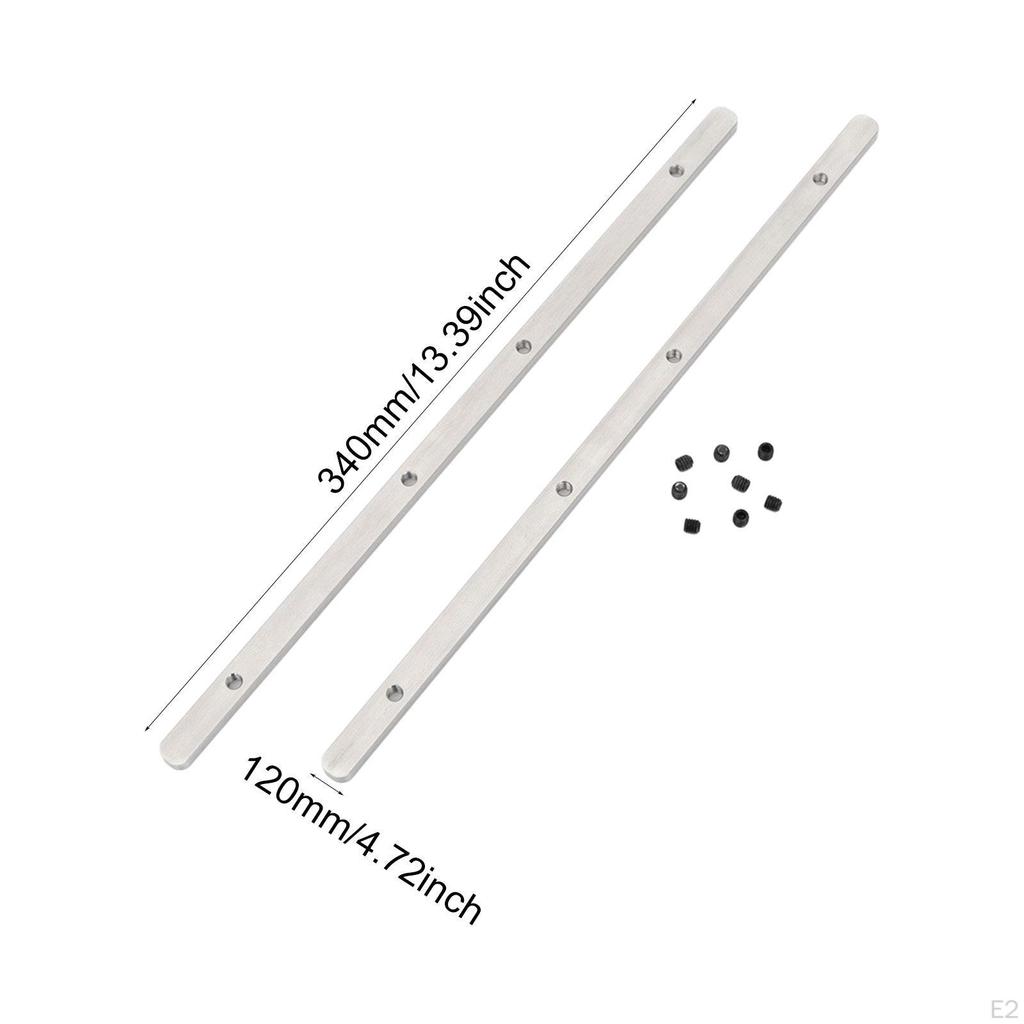 Набор для соединения направляющих шин для дисковых пил Аксессуары для резов по дереву Прочный с винтами Нержавеющий