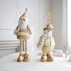 Cute Christmas Plush Doll Ornaments Gold Merry Christmas Decoration  New Year Supplies