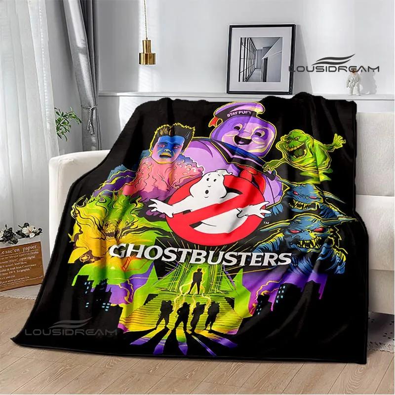 G-Ghostbusters Мультяшное одеяло Теплое фланелевое одеяло Мягкое и удобное Домашнее дорожное одеяло Постельное белье Подарок на день рождения