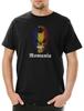 Classic Romania Football Skull Flag Mens T-Shirt Soccer Football Fan Hooligan