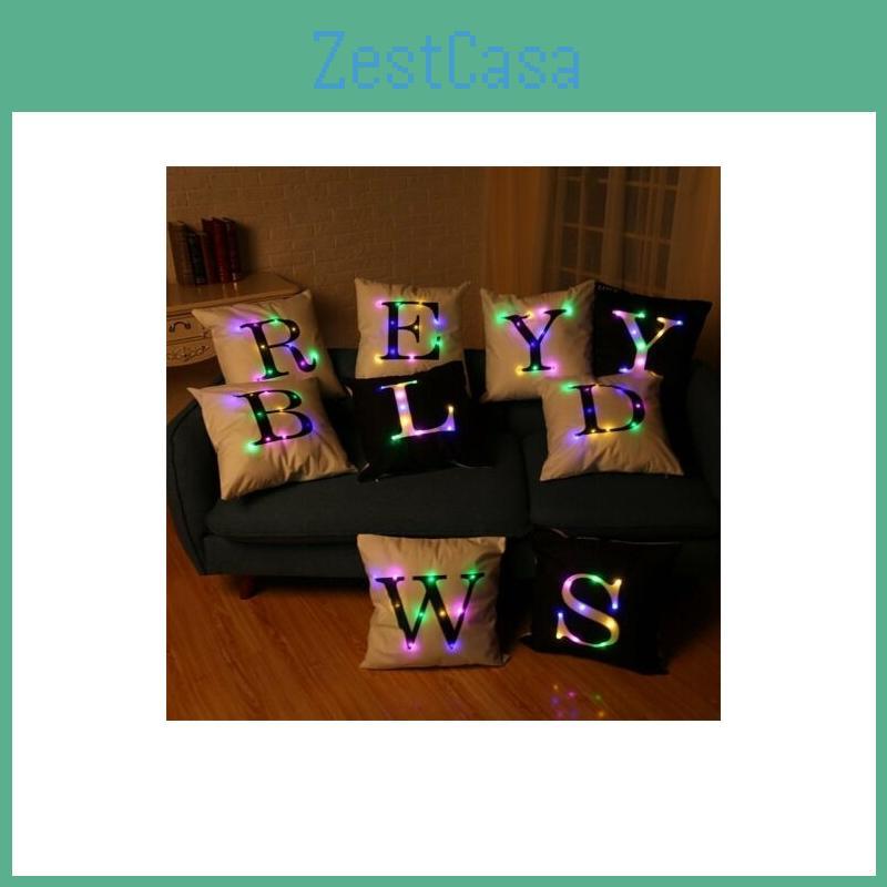 Luminous Glow Cushion Cover With Educational Value And Unique Design For Home Decor