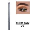 Waterproof Eyeliner Pencil Long Lasting Pigment Brown Black Glitter Eyeiner Pen for Women Fashion Color Eyes Make Up Cosmetics Blooming Eyeliner