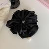 2024 Высококачественная бархатная повязка для волос с черным жемчугом: Осенне-зимняя женская стильная эластичная повязка на голову с цветком