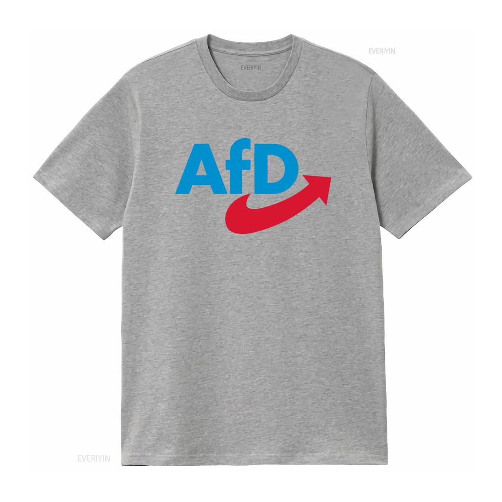 Футболка AfD Немецкая Политическая Партия Альтернатива для Германии Политика Реформа винтаж Стирка дизайнерская одежда Слегка растянутая