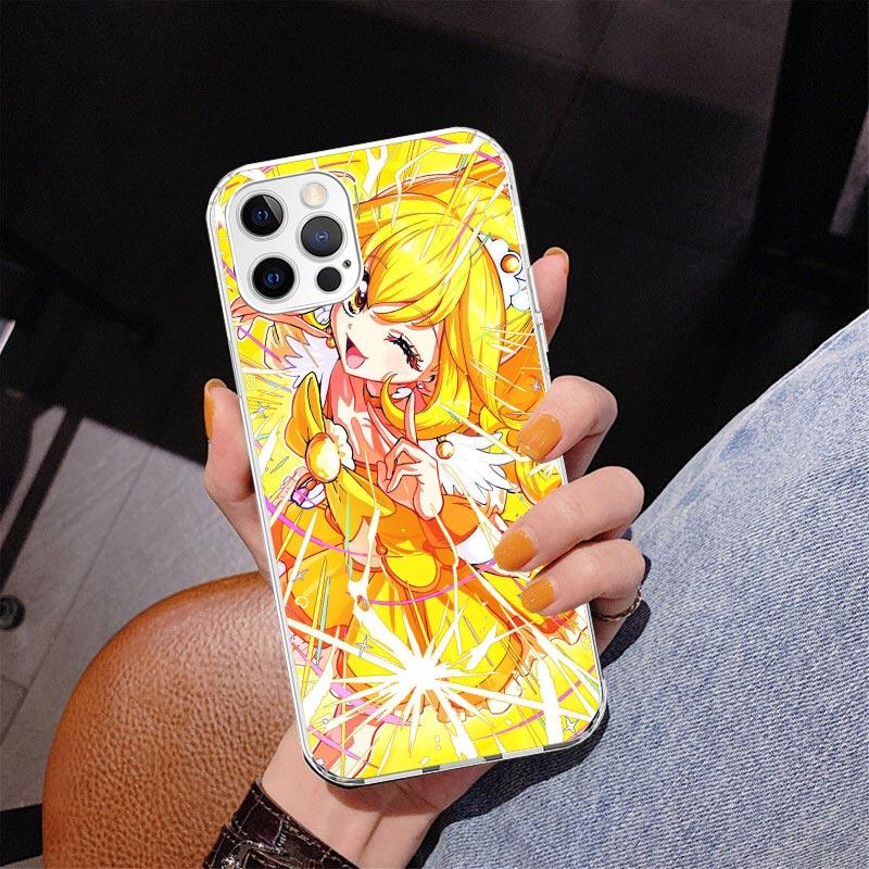 Pretty Cure Anime Phone Case For iPhone 17 Air 16 Pro Max 16E 15 + 14 Plus 11 12 13 Mini 7 8 SE Gift Print Cover Fundas