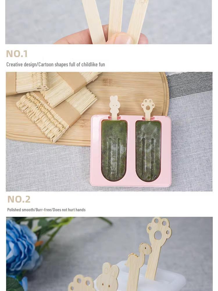 Colorful Wooden Popsicle Sticks for DIY Crafts, Children's House Models, and Architectural Materials.